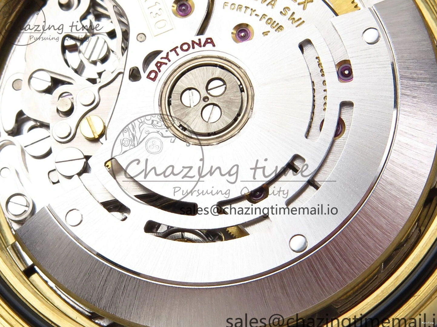 MiroTime 0901 Daytona 116518 VSF 1:1 Best Edition 904L Steel YG Dial on Oysterflex Strap DD Sustainable 1003
